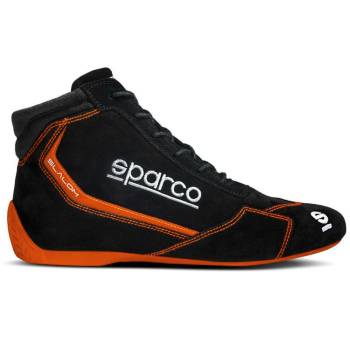Sparco - Sparco Slalom Shoe - Black/Orange - Size: Euro 37
