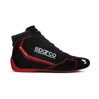 Sparco - Sparco Slalom Shoe - Black/Red - Size: Euro 39 / US: 5-5.5
