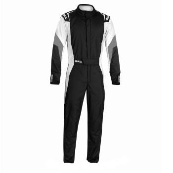 Sparco - Sparco Competition Boot Cut Suit - Black/Grey - Size: Euro 48 / US: Small