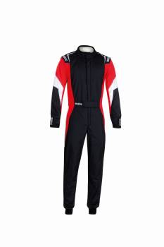 Sparco - Sparco Competition Suit - Black/Red - Size: Euro 50 / US: Small/Medium