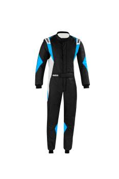 Sparco - Sparco Superleggera Suit - Black/Blue - Size: Euro 66 / US: XX-Large+