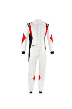 Sparco - Sparco Superleggera Suit - White/Red - Size: Euro 64 / US: XX-Large
