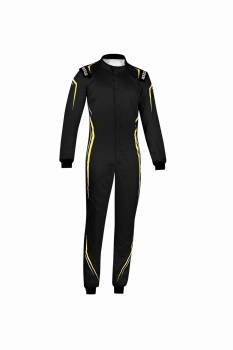 Sparco - Sparco Prime Suit - Black/Yellow - Size: Euro 48 / US: Small