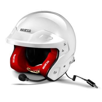 Sparco - Sparco RJ-i Helmet - White / Red Interior - Size Large