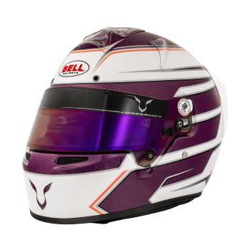 Bell Helmets - Bell KC7-CMR Lewis Hamilton Karting Helmet - White/Purple - 6-3/4 (54)