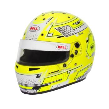 Bell Helmets - Bell RS7-K Karting Helmet - Yellow - Medium (58-59)
