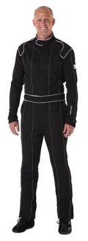 Crow Safety Gear - Crow Legacy Single Layer Proban® 1-Piece Driving Suit - SFI-3.2A/1 - Black - 2X-Large