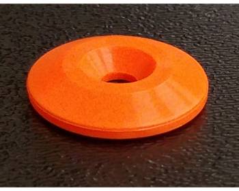 Dominator Racing Products - Dominator Racing Products Flathead Countersunk Bolt Kit Countersunk Washers/Nuts - Orange