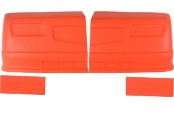 Dominator Racing Products - Dominator Monte Carlo Street Stock Nose w/ Fender Extensions - Fluorescent Orange