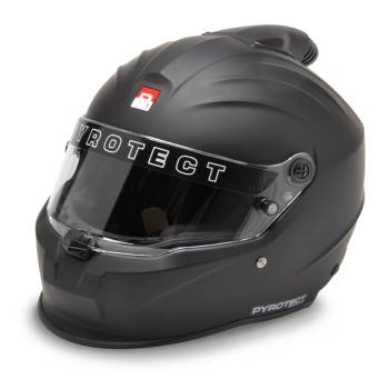 Pyrotect - Pyrotect ProSport Duckbill Top Forced Air Helmet - SA2020 - Flat Black - Small