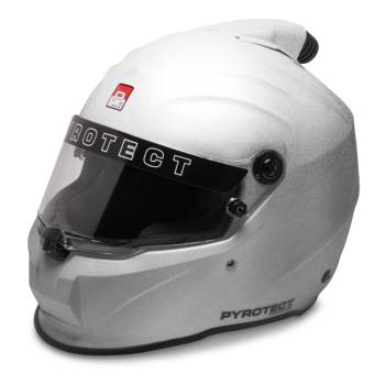 Pyrotect - Pyrotect ProSport Duckbill Top Forced Air Helmet - SA2020 - Silver - 2X-Large