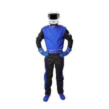 Pyrotect - Pyrotect Sportsman Deluxe 2 Layer SFI-5 Nomex Suit - Blue/Black - 2X-Large