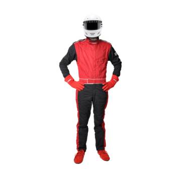 Pyrotect - Pyrotect Sportsman Deluxe 2 Layer SFI-5 Nomex Suit - Red/Black - 2X-Large