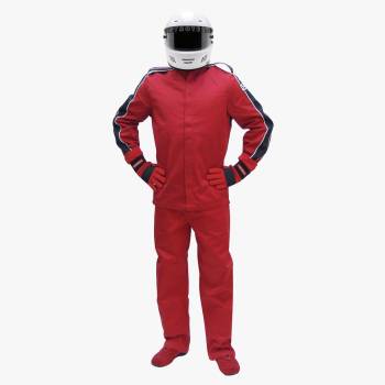 Pyrotect - Pyrotect Sportsman Deluxe Single Layer SFI-1 Proban Jacket (Only) - Red - Large