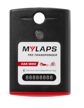 MYLAPS Sports Timing - MYLAPS TR2 Go Rechargeable Transponder - Car/Bike - Unlimited Subscription