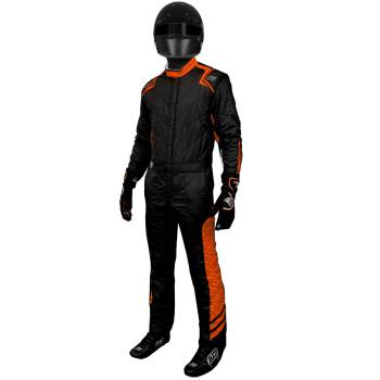K1 RaceGear - K1 RaceGear K1 Aero Suit  - Black/Orange - X-Large / Euro 60