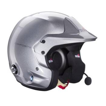 Stilo - Stilo Venti Trophy Plus SA2020/FIA 8859-2015 Rally Helmet - Silver - 2X-Large (63)