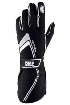 OMP Racing - OMP Technica Glove - Black/White - Large