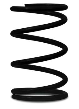 AFCO Racing Products - AFCO Torque Link Spring - 5.0" OD - 6.625" Length - 600-2000 lb/in Spring Rate - Progressive - Black Powder Coat