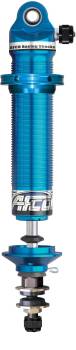 AFCO Racing Products - AFCO Eliminator Double Adjustable Shock - 11.25" Compressed/16.15" Extended - Threaded Aluminum - Blue - Front