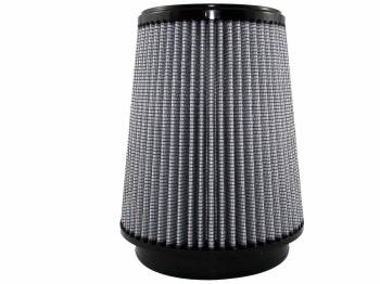 aFe Power - aFe Power Magnum FLOW Pro Dry S Air Filter Element - Conical - 7" Base Diameter - 5-1/2" Top Diameter - 8" Tall - 5-1/2" Flange - Synthetic - White
