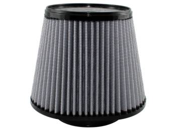 aFe Power - aFe Power Magnum FLOW Pro DRY S Air Filter Element - Conical - 7" Long x 10" Wide Base - 7" Top Diameter - 8" Tall - 5-1/2" Flange - Synthetic - White