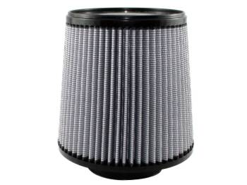 aFe Power - aFe Power Magnum FLOW Pro DRY S Air Filter Element - Conical - 8-1/2" Base Diameter - 7" Top Diameter - 8" Tall - 4-1/2" Flange - Synthetic - White