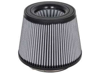 aFe Power - aFe Power Magnum FLOW Pro DRY S Air Filter Element - Conical - 9" Base Diameter - 7" Top Diameter - 7" Tall - 6" Flange - Synthetic - White