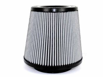 aFe Power - aFe Power Magnum FORCE Pro Dry S Air Filter Element - Conical - 9" Base Diameter - 7" Top Diameter - 8" Tall - 5-1/2" Flange - Synthetic - White