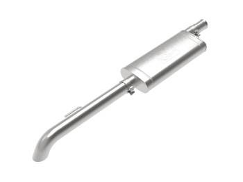 aFe Power - aFe Power Rock Basher Exhaust System - Cat-Back - 3" Diameter - Single Rear Exit - 3" Turn Down Tip - Stainless