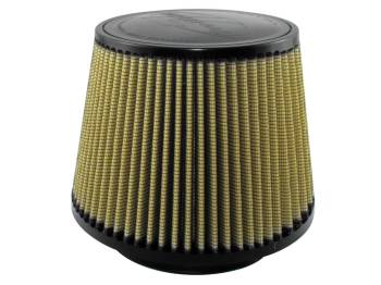 aFe Power - aFe Power Magnum FORCE Pro GUARD7 Air Filter Element - Conical - 9" Base Diameter - 7" Top Diameter - 7" Tall - 6" Flange - Reusable Cotton - Yellow