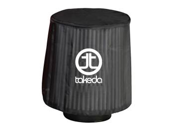 aFe Power - aFe Power Takeda Air Filter Wrap - Pre Filter - 7" OD Base - 4-3/4" OD Top - 5" Tall - Top - Water Repellent - Polyester - Black