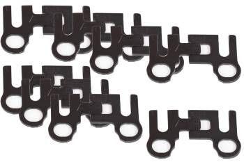 Airflow Research (AFR) - Airflow Research (AFR) Pushrod Guide Plate - Flat - Steel - Black Oxide - Small Block Chevy/Ford - (Set of 8)