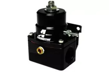 Aeromotive - Aeromotive Fuel Pressure Regulator - 40-75 psi - In-Line - Two 6 AN Female Inlets - 6 AN Female Outlet - Bypass - 1/8" NPT Port - Gas/Methanol