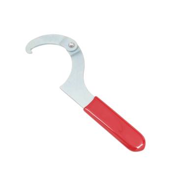 Aldan American - Aldan American Spanner Wrench - Adjustable - Rubber Handle - Red - Steel - Cadmium Plated