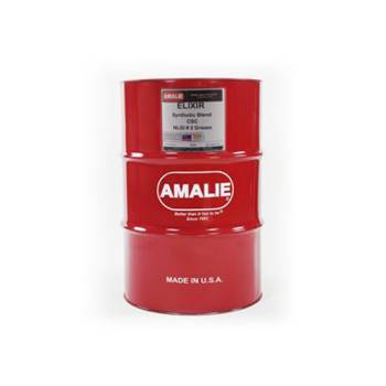 Amalie Oil - Amalie Elixir HP Grease - Semi-Synthetic - 120 lb Drum
