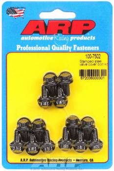 ARP - ARP Valve Cover Fastener - 1/4-20" Thread - 0.515" Long - 12 Point Head - Washers Included - Chromoly - Black Oxide - (Set of 14)