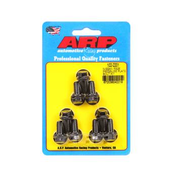 ARP - ARP High Performance Series Pressure Plate Bolt Kit - 8 mm x 1.25 Thread - Hex Head - Chromoly - Black Oxide - Nissan