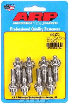 ARP - ARP Stud - 1.500" Long - 12 Point Nuts - Stainless - Polished - Universal - (Set of 8)