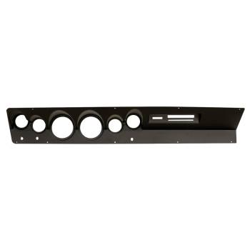 Auto Meter - Auto Meter Direct-Fit Dash Panel - Four 2-1/16" Holes - Two 3-3/8" Holes - Plastic - Black - Without Air Conditioning