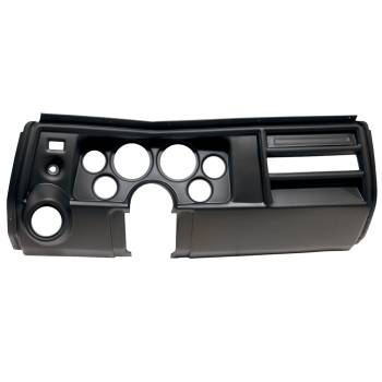 Auto Meter - Auto Meter Direct-Fit Dash Panel - Four 2-1/16" Holes - Two 3-3/8" Holes - Plastic - Black - With Vents