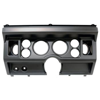 Auto Meter - Auto Meter Direct-Fit Dash Panel - Four 2-1/16" Holes - Two 3-3/8" Holes - Plastic - Black - With Air Conditioning