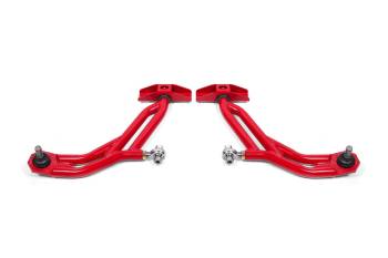 BMR Suspension - BMR Suspension Control Arm - Lower - Screw-In Rod Ends - Ball Joints/Bushings Included - Steel - Red Powder Coat