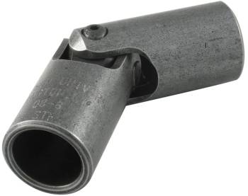Borgeson - Borgeson Steering Universal Joint - Single Joint - 9/16-26 Spline to 3/4" Smooth - Steel