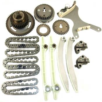 Cloyes - Cloyes Single Non-Roller Timing Chain Set - Tensioner/Guides - Steel - Dodge/Jeep 4.7L