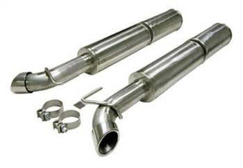 Corsa Performance - Corsa Sport Exhaust System - Cat-Back - 3" Diameter - Dual Side Exit - 3" Polished Tips - Stainless - 8.3 L