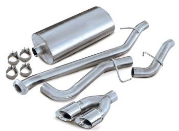 Corsa Performance - Corsa Sport Exhaust System - Cat-Back - 3" Diameter - Single Side Exit - 4" Polished Tips - Stainless