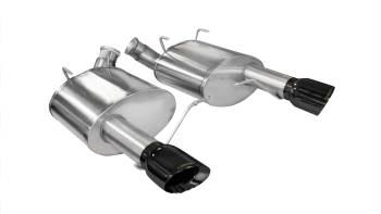 Corsa Performance - Corsa Xtreme Exhaust System - Axle-Back - 3" Diameter - 4" Black Tips - Stainless - Ford Coyote