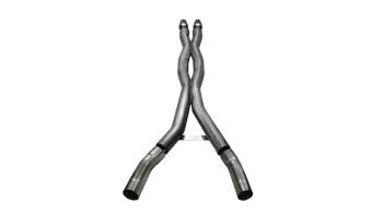 Corsa Performance - Corsa Double Exhaust X-Pipe - 3" Diameter - Stainless - Ford Modular - GT350