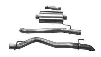 Corsa Performance - Corsa Sport Exhaust System - Cat-Back - 3" Diameter - Single Side Exit - Turn Down Tip - Stainless
